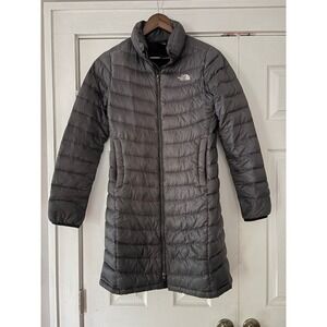 The North Face Metropolis Parka Womens Small Gray Down Puffer Jacket Coat